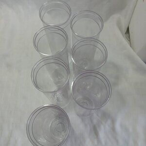 7 empty transparent plastic lantern tubes for DIY projects + 1 and counting